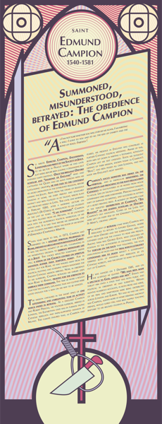 Saint Edmund Campion Text Panel