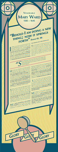 Venerable Mary Ward Text Panel
